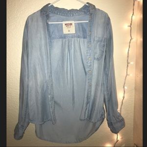 Soft denim top
